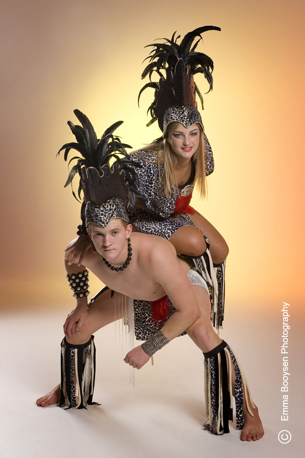 Dancers Emma Booysen